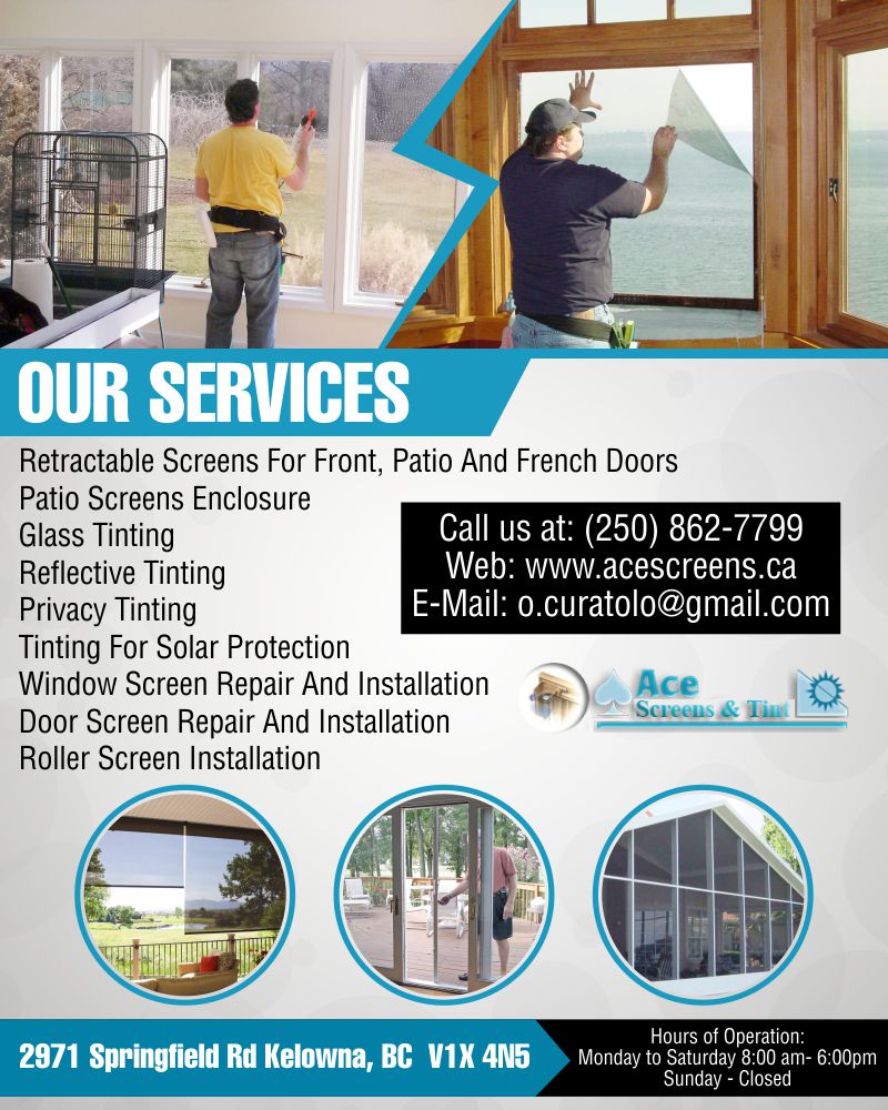 Solar blinds in Kelowna | 